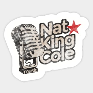 Nat King Cole Vintage Sticker